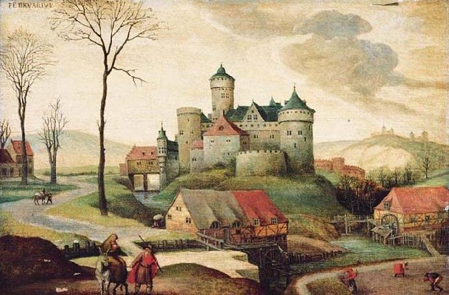 GRIMMER, Abel The Month of February France oil painting art